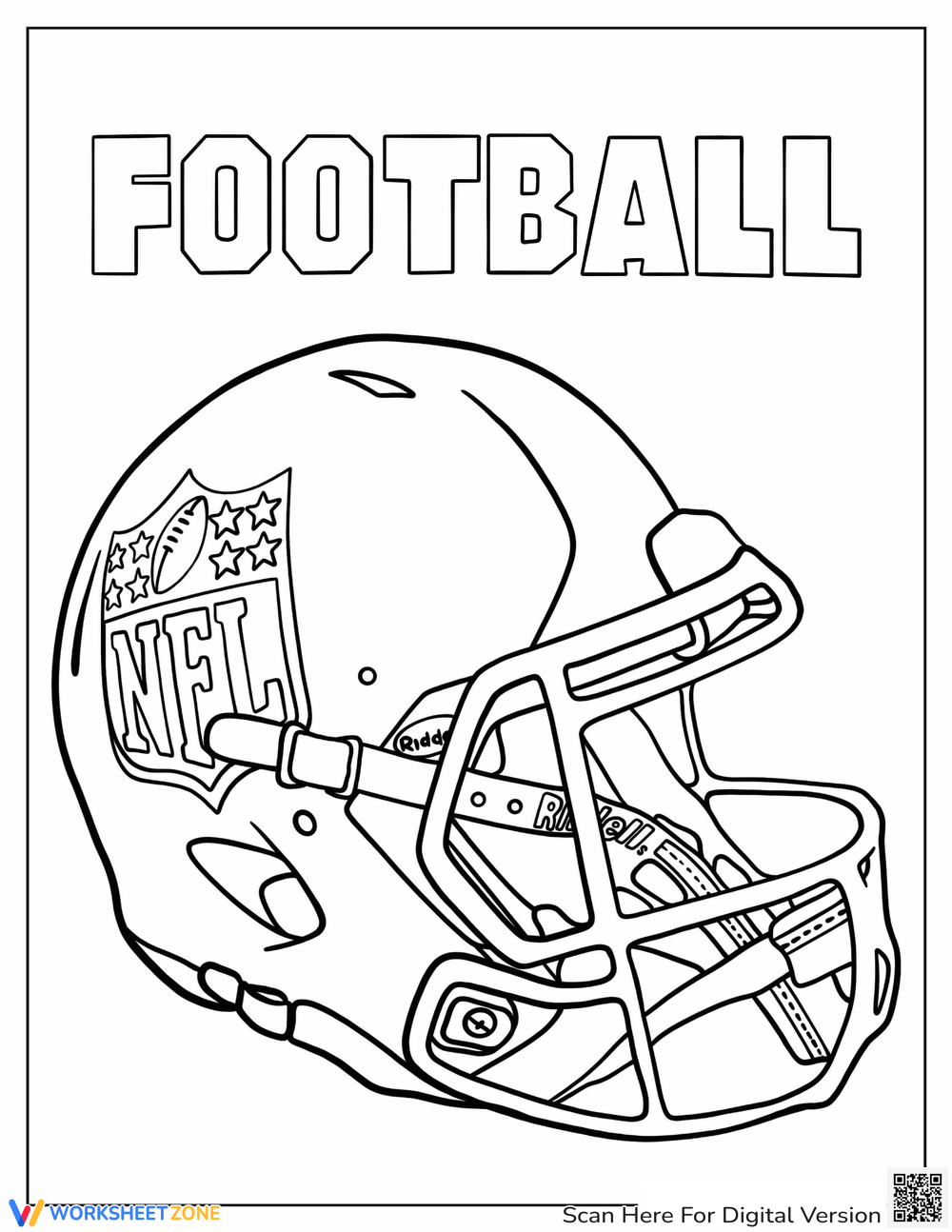 football coloring pages printable football coloring pages printable