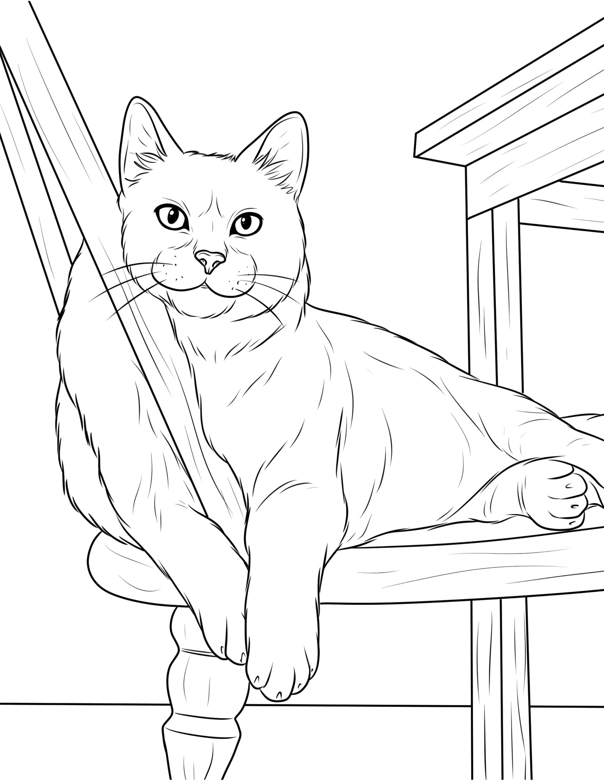 printable cat coloring pages