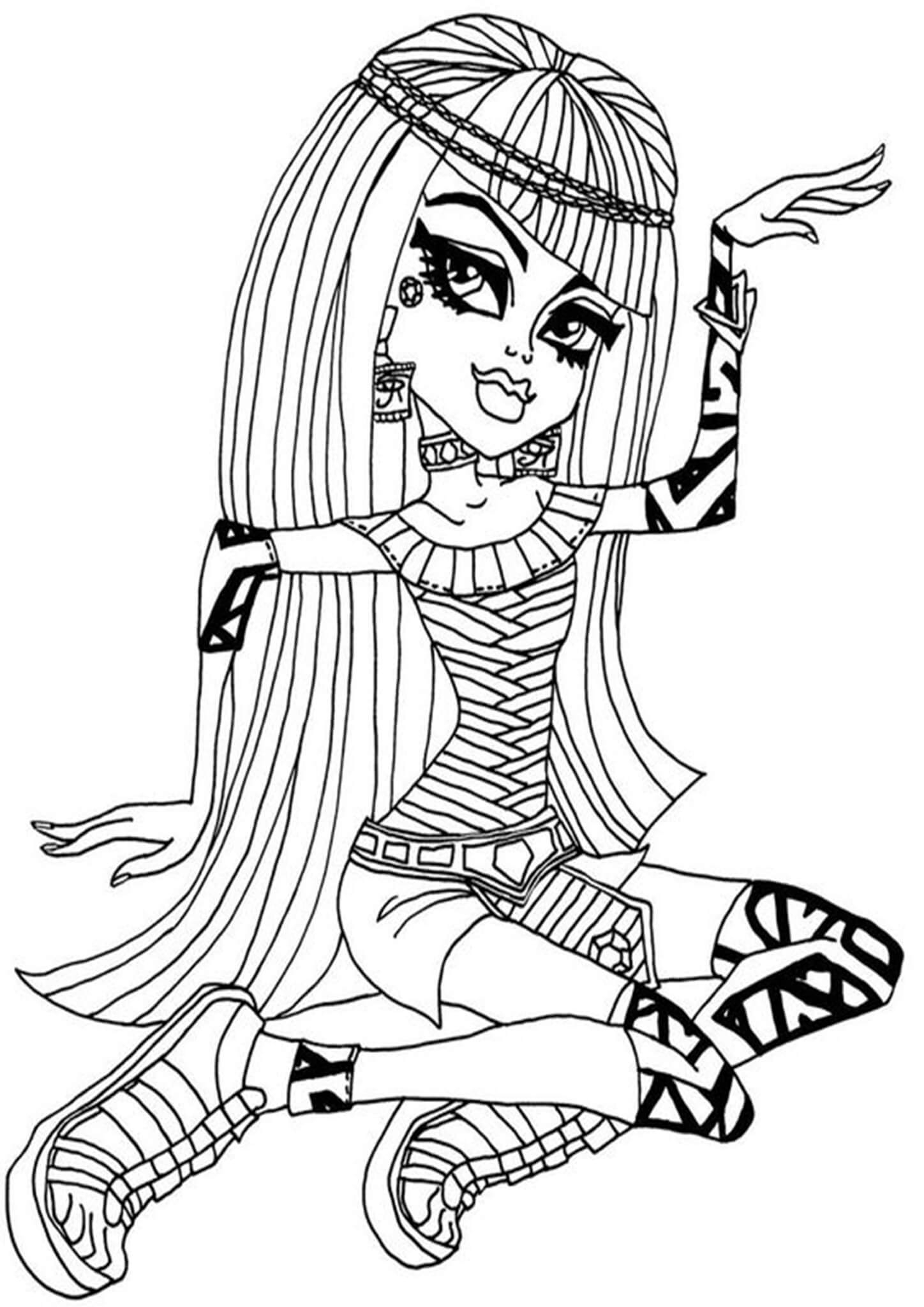 Free Easy To Print Monster High Coloring Pages Tulamama Free Easy To Print Monster High Coloring Pages Tulamama