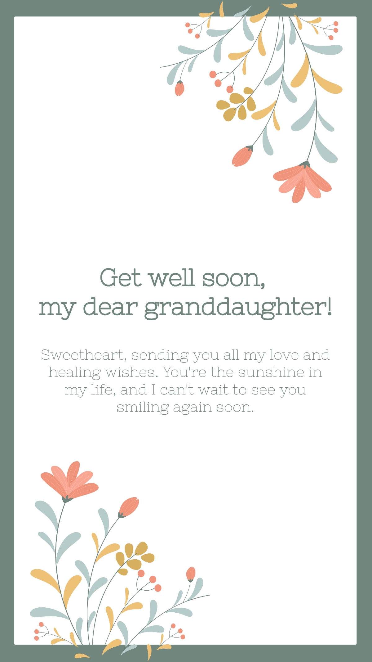 Free Get Well Soon Message For Granddaughter Template To Edit Online Free Get Well Soon Message For Granddaughter Template To Edit Online