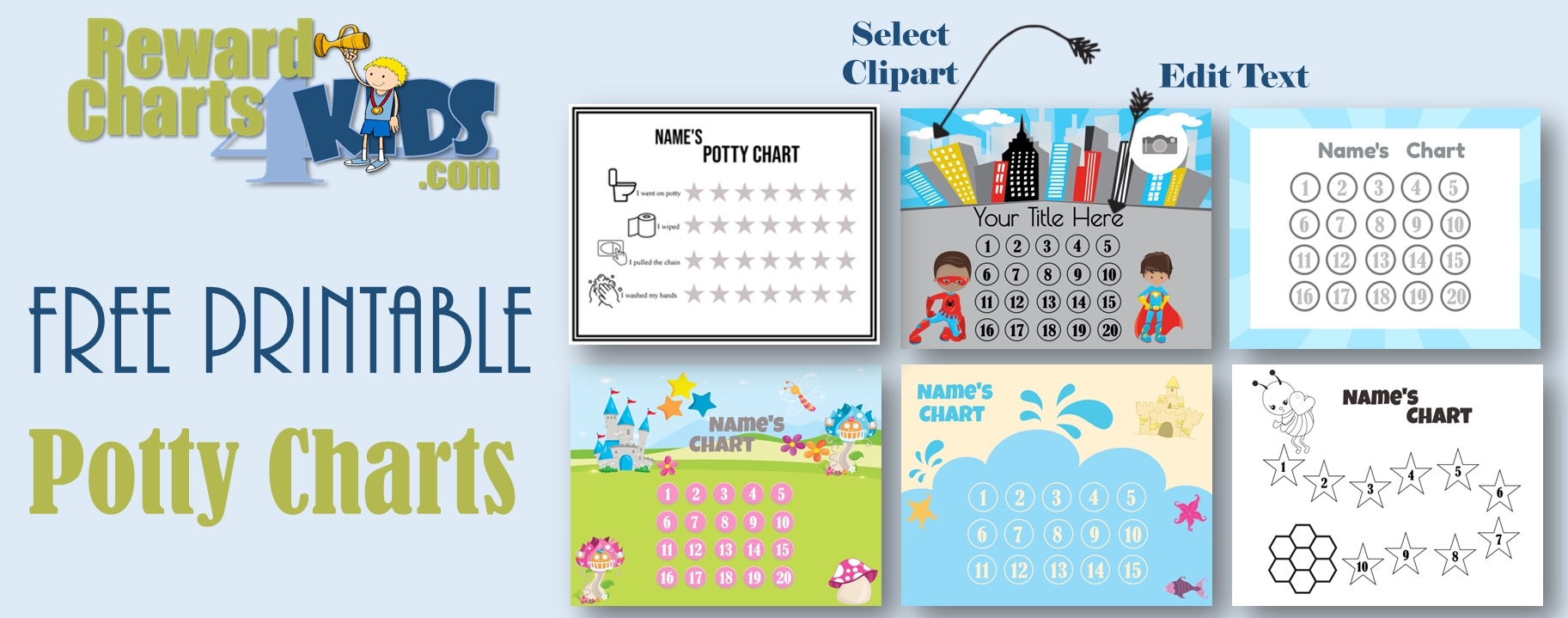 free printable potty charts free printable potty charts