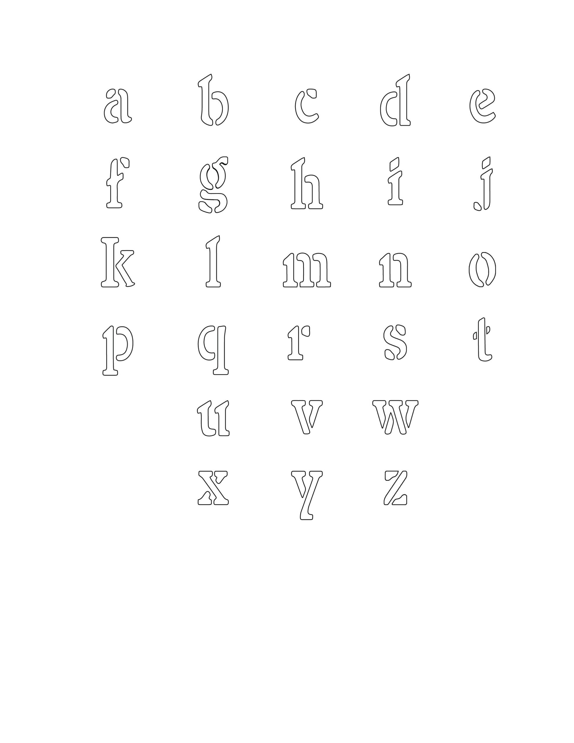 printable letter stencils printable letter stencils