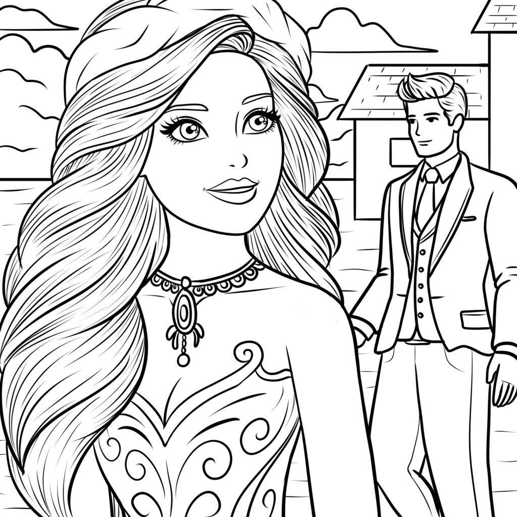 barbie printable coloring pages barbie printable coloring pages
