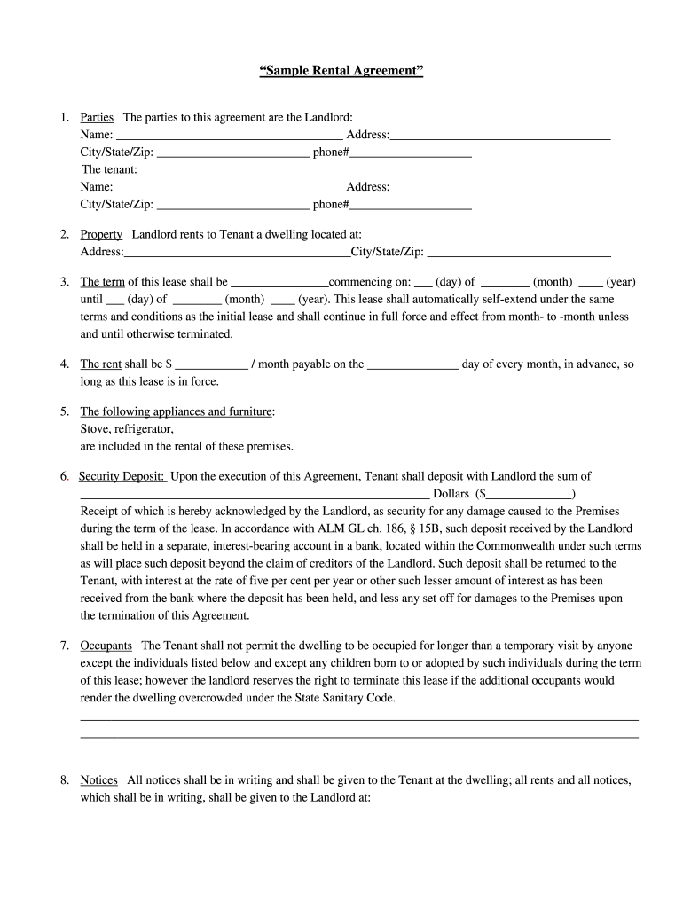 free printable basic rental agreement pdf free printable basic rental agreement pdf