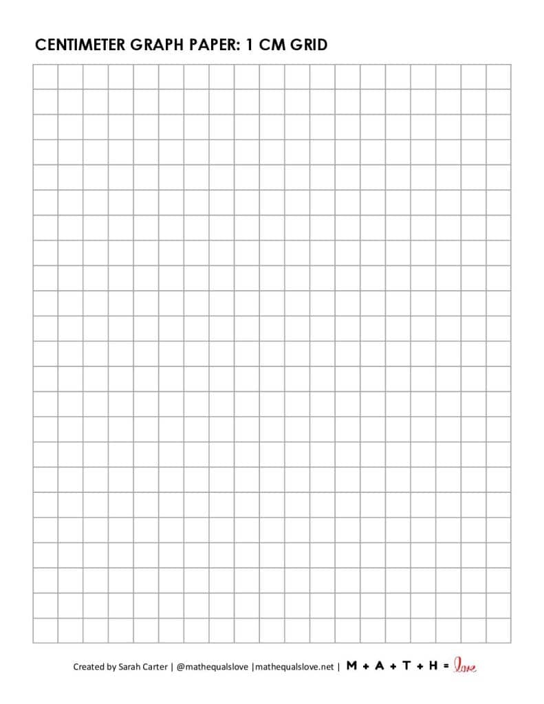 Free Printable Centimeter Graph Paper 1 Cm Grid PDF Free Printable Centimeter Graph Paper 1 Cm Grid PDF