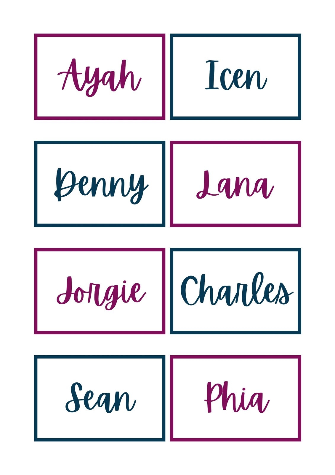 printable name tags printable name tags