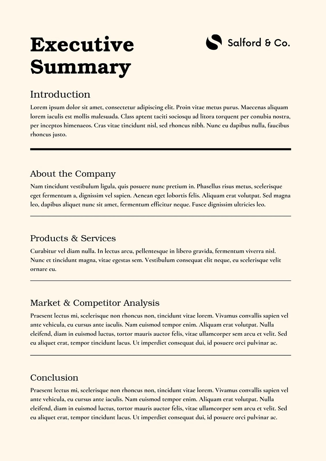 Free Printable Executive Summary Templates Canva Free Printable Executive Summary Templates Canva
