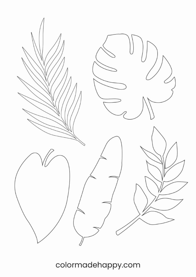 Free Printable Leaf Template Free Printable Leaf Template