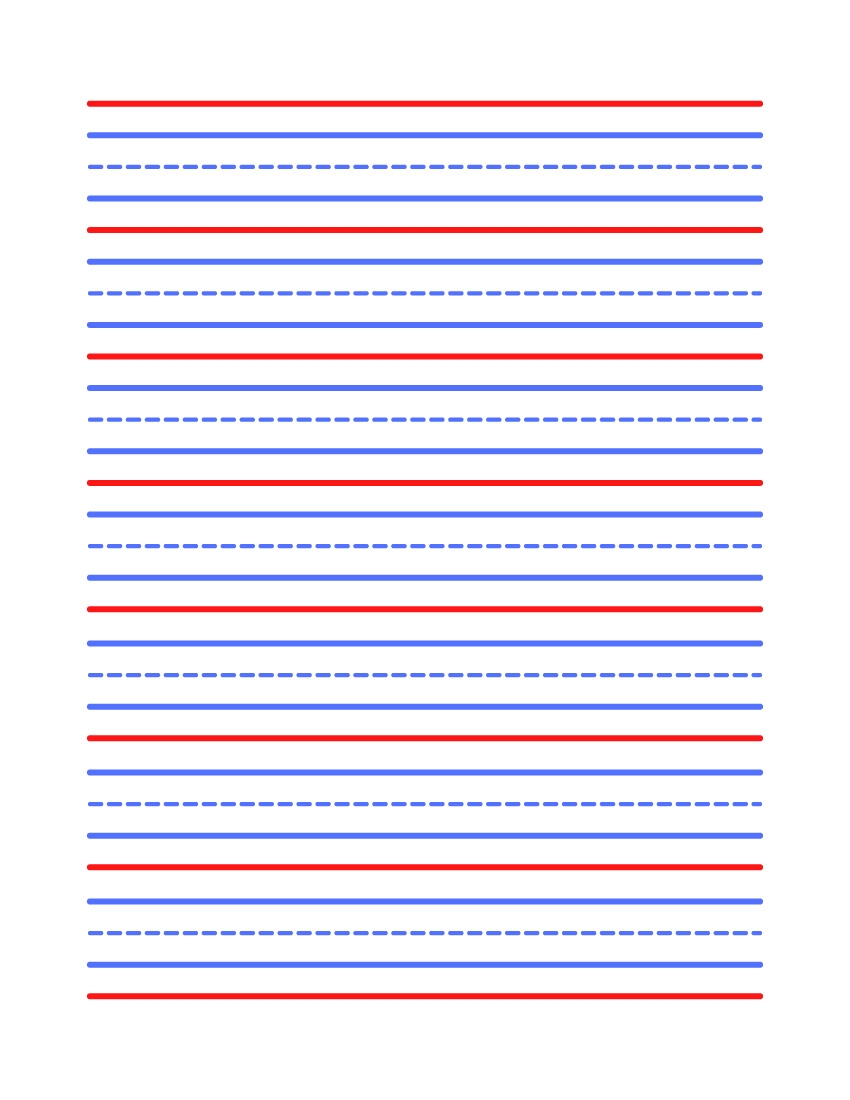 Free Printable Lined Paper Templates To Customize Online
