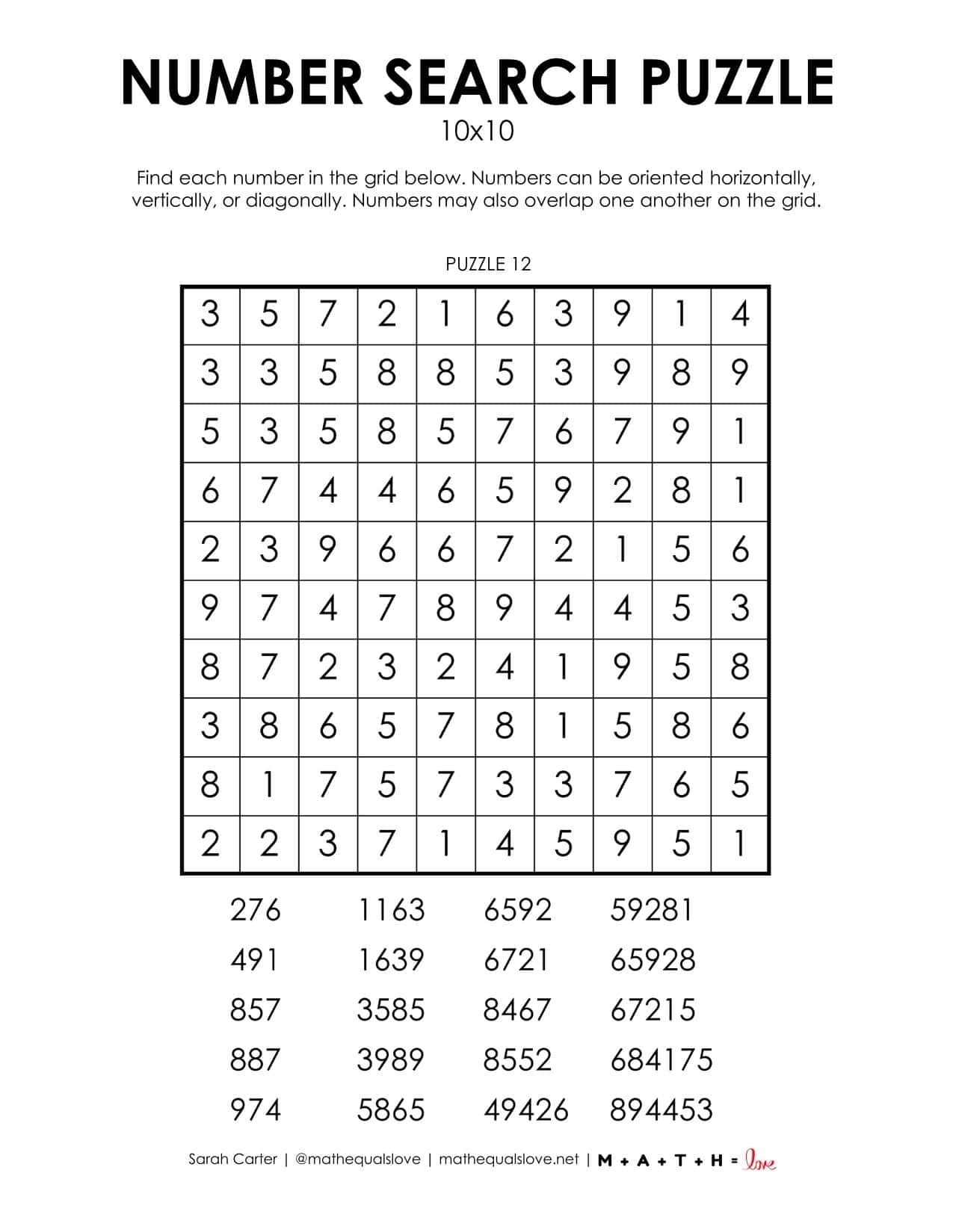 Free Printable Logic Puzzles PDF  Free Printable Logic Puzzles PDF
