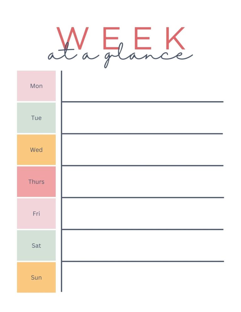 Free Printable Planner Templates To Customize Canva