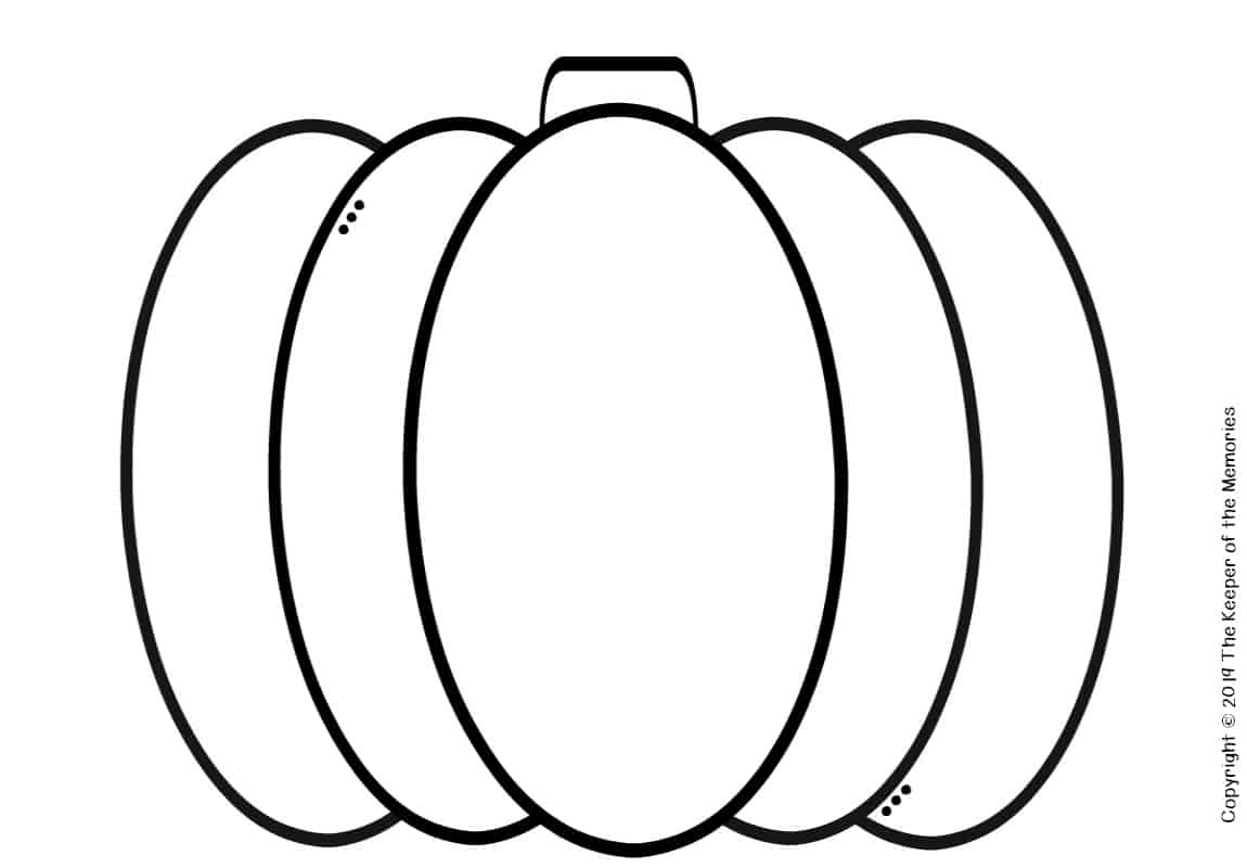 Free Printable Pumpkin Template The Keeper Of The Memories Free Printable Pumpkin Template The Keeper Of The Memories