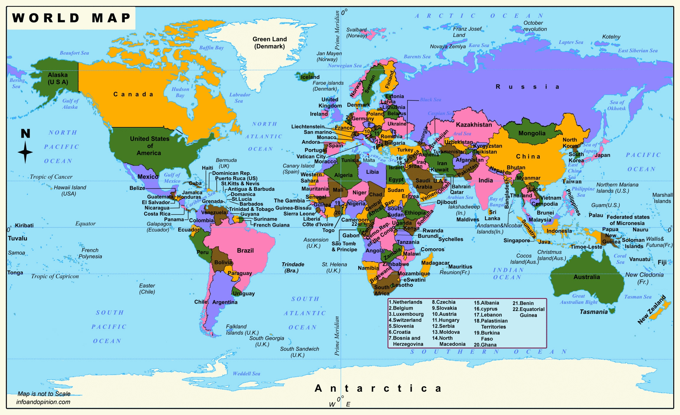 Free Printable World Map Poster For Kids PDF  Free Printable World Map Poster For Kids PDF