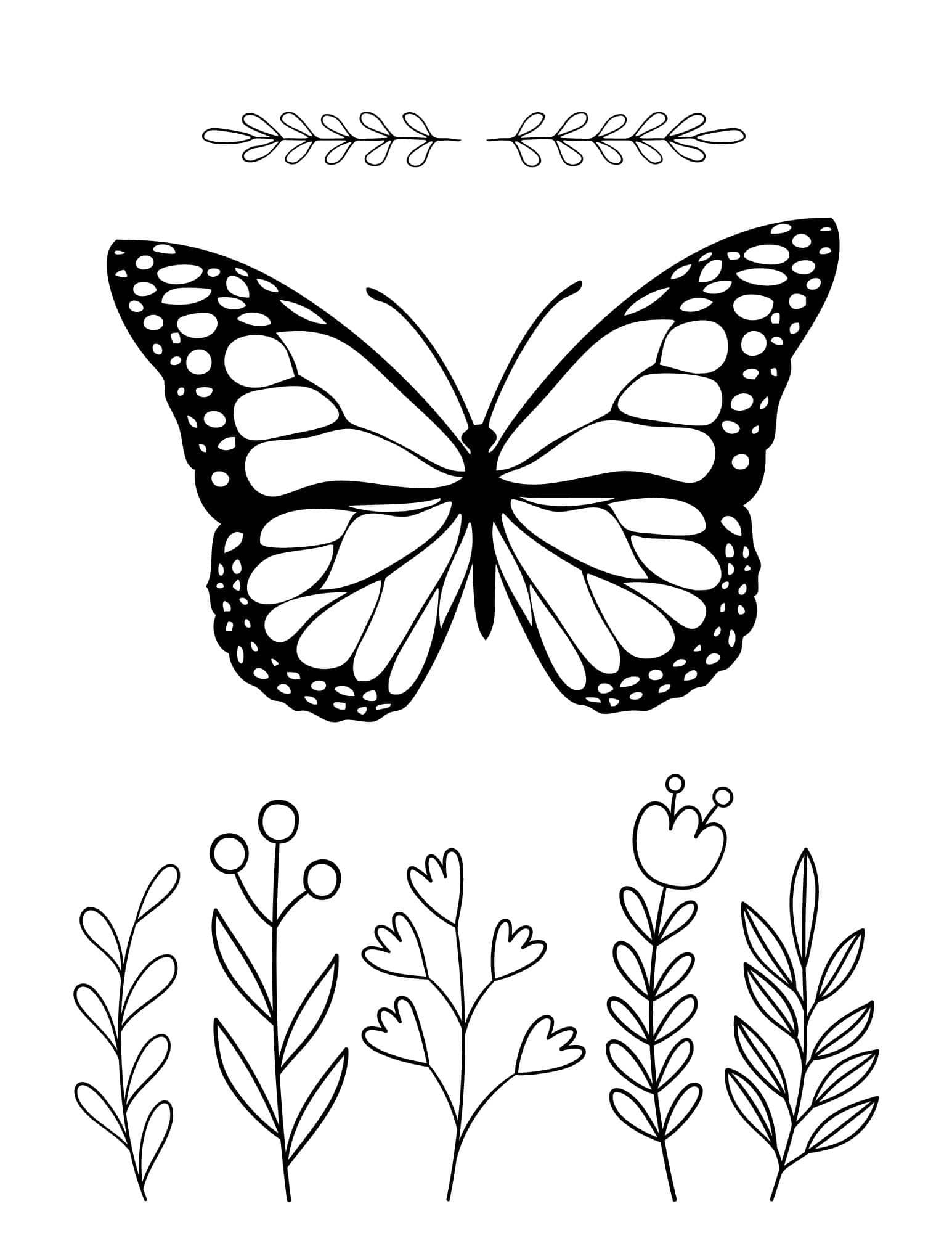 butterfly printable coloring pages butterfly printable coloring pages