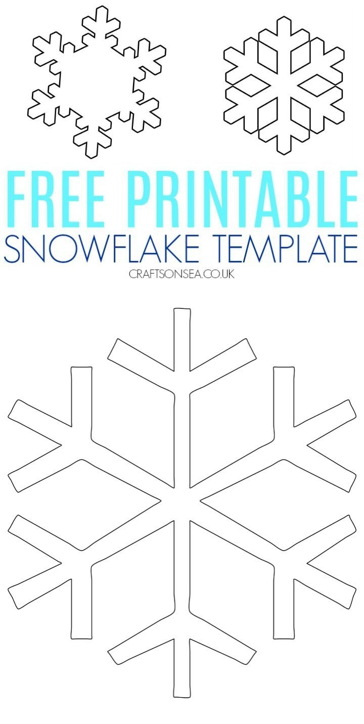 Free Snowflake Template Free Snowflake Template