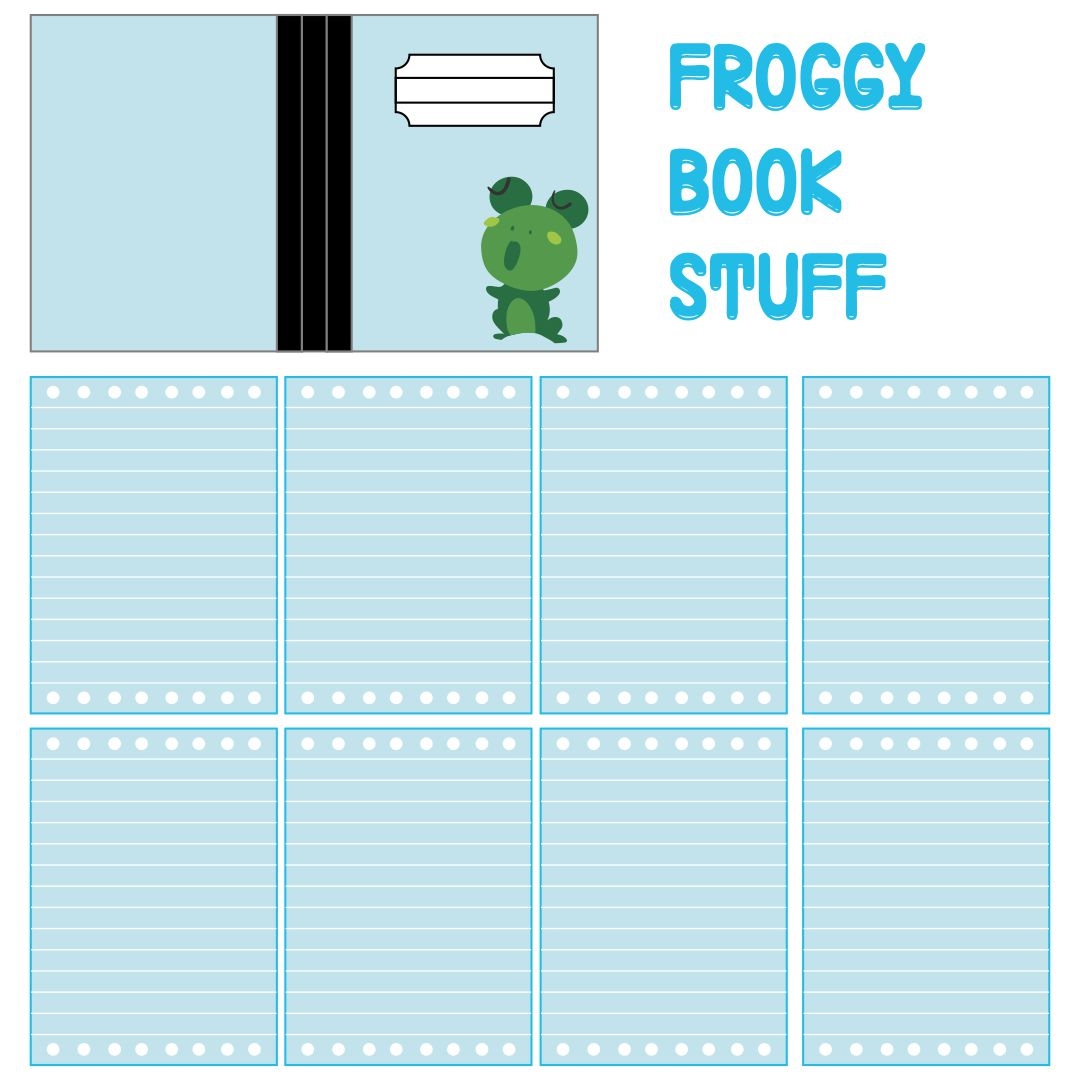 Froggy Stuff Printables Printable Party Favors Froggy Stuff Printables Printable Party Favors
