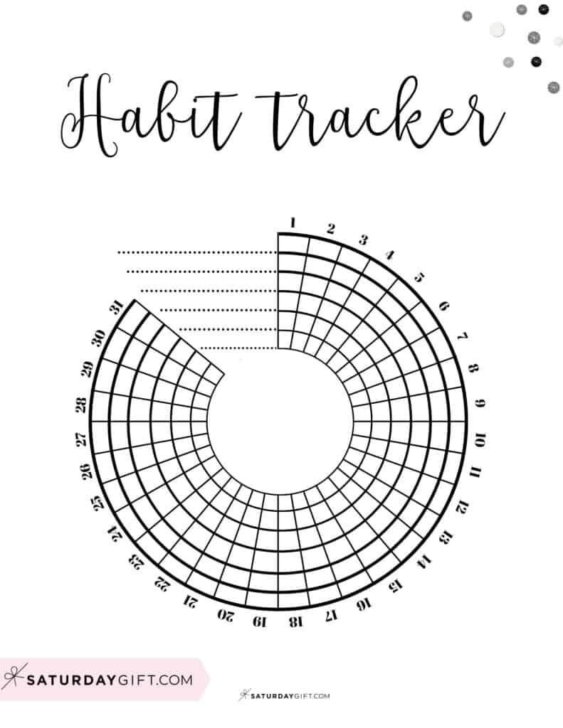 Habit Tracker Printable 43 Cute Free Printable Habit Trackers Habit Tracker Printable 43 Cute Free Printable Habit Trackers