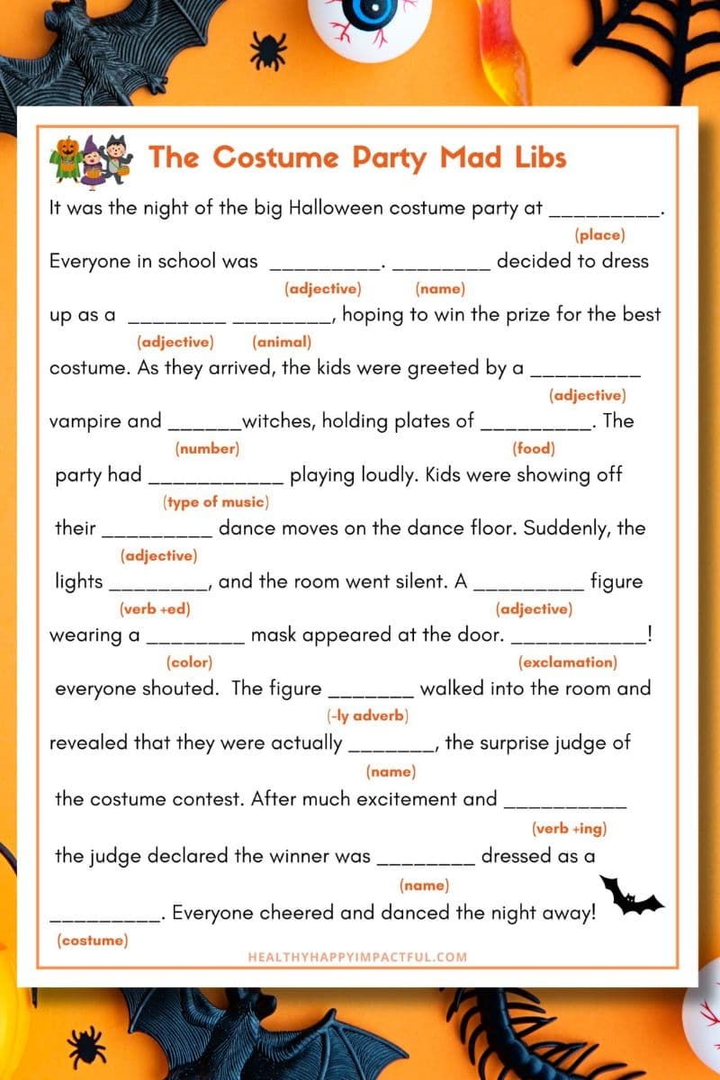 mad libs printable mad libs printable