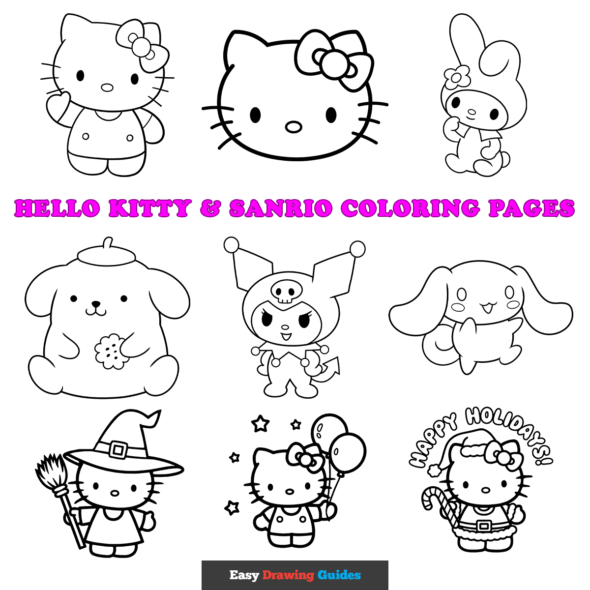 hello kitty printable coloring book hello kitty printable coloring book