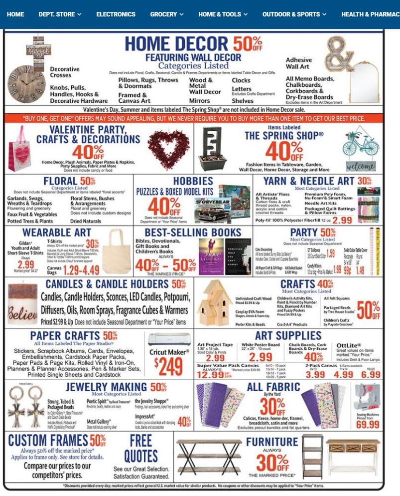 Hobby Lobby Sales Calendar 2025 CouponFollow Hobby Lobby Sales Calendar 2025 CouponFollow