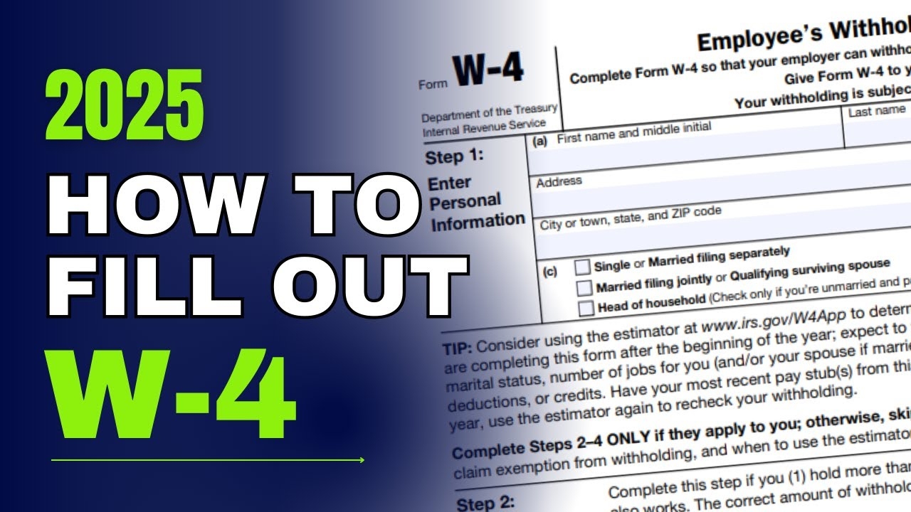How To FILL OUT Your W 4 Form Like A PRO In 2025 Money Instructor YouTube