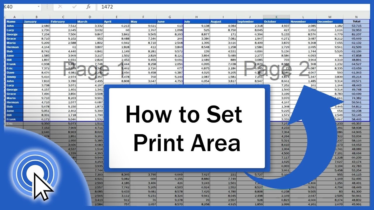 How To Set The Print Area In Excel Step By Step YouTube How To Set The Print Area In Excel Step By Step YouTube