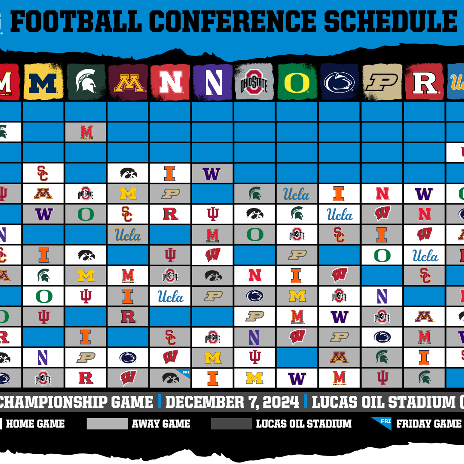 Huskers Announce 2024 Big Ten Schedule Huskers Announce 2024 Big Ten Schedule