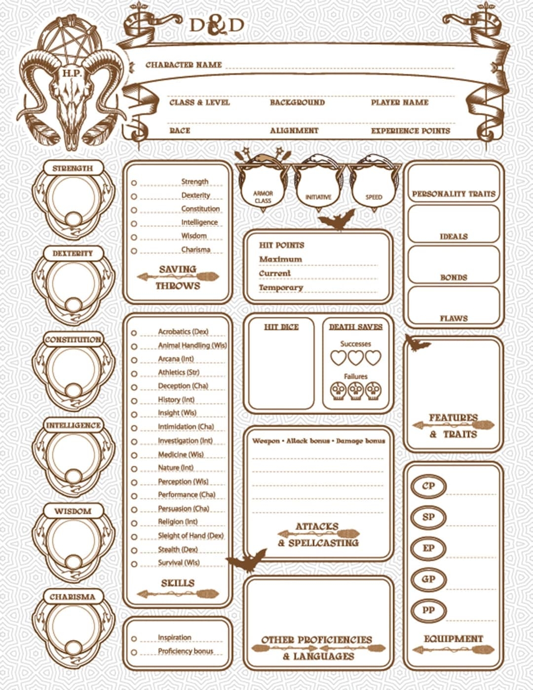 Immerse Yourself In Adventure Ultimate Dnd Character Sheet Downloadable And Stylish Etsy Immerse Yourself In Adventure Ultimate Dnd Character Sheet Downloadable And Stylish Etsy