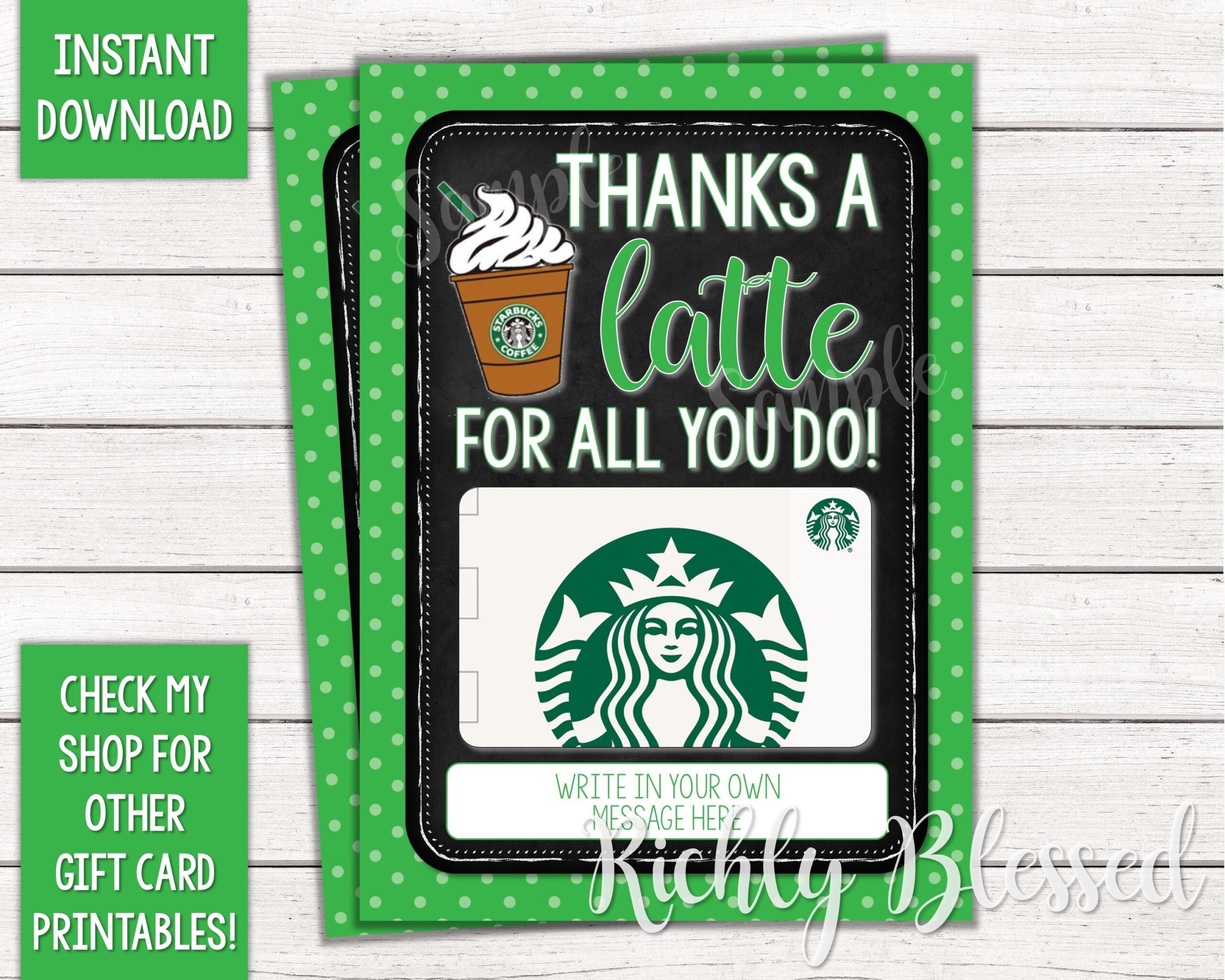 INSTANT DOWNLOAD Starbucks Gift Card Teacher Appreciation Gift Teacher Thank You End Of The Year Teacher Gift 5x7 Gift Card DIY Printable Etsy INSTANT DOWNLOAD Starbucks Gift Card Teacher Appreciation Gift Teacher Thank You End Of The Year Teacher Gift 5x7 Gift Card DIY Printable Etsy