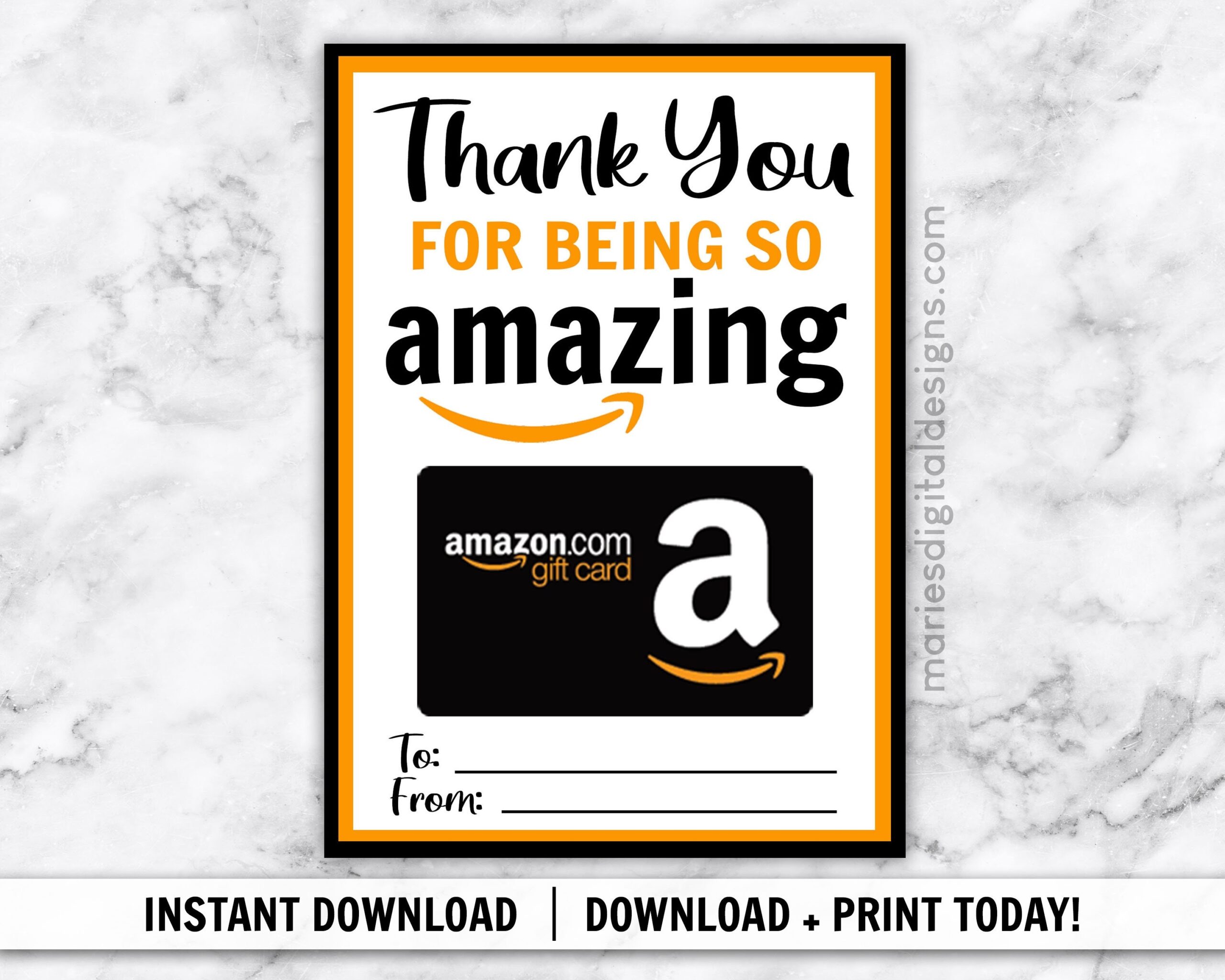 INSTANT DOWNLOAD Thank You For Being So Amazing Amazon Gift Card Holder Printable Appreciation Gift Teacher Birthday Digital JPEG File Etsy INSTANT DOWNLOAD Thank You For Being So Amazing Amazon Gift Card Holder Printable Appreciation Gift Teacher Birthday Digital JPEG File Etsy