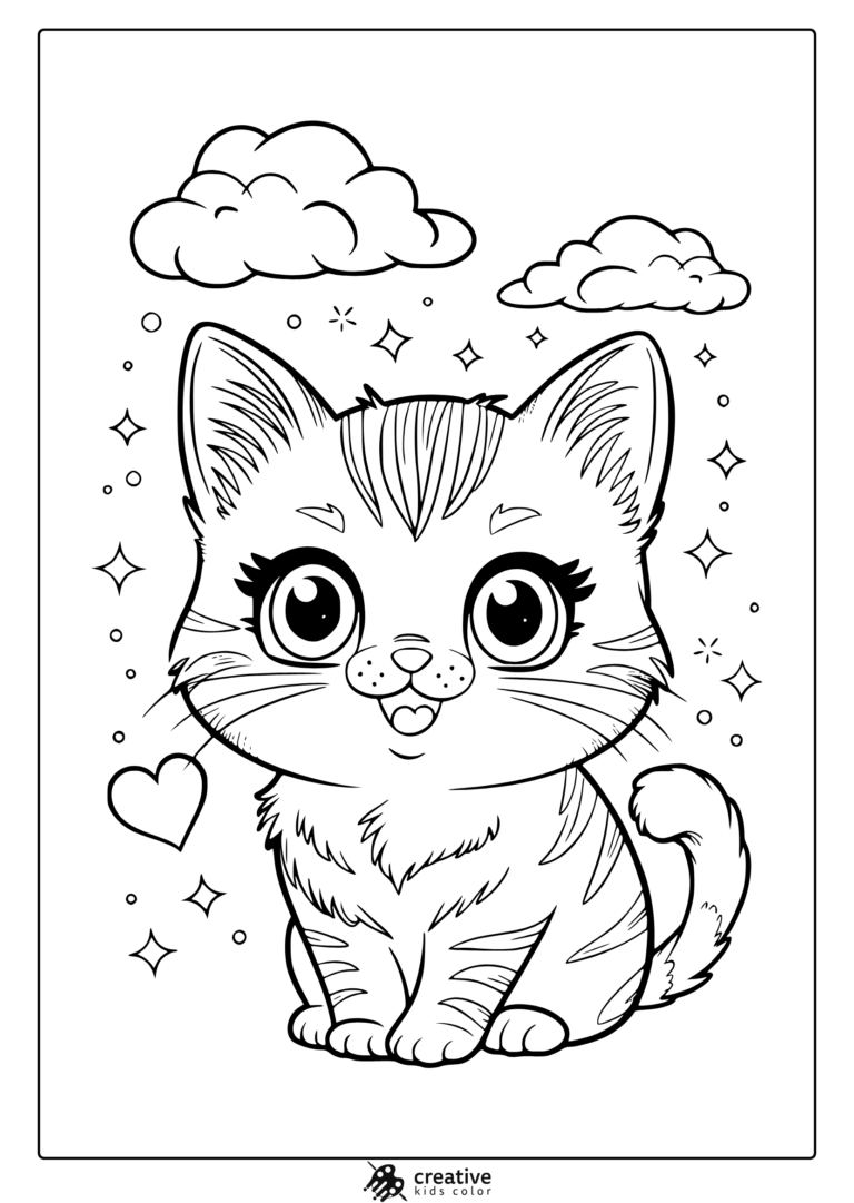 Kawaii Coloring Pages 35 Free Printable PDF