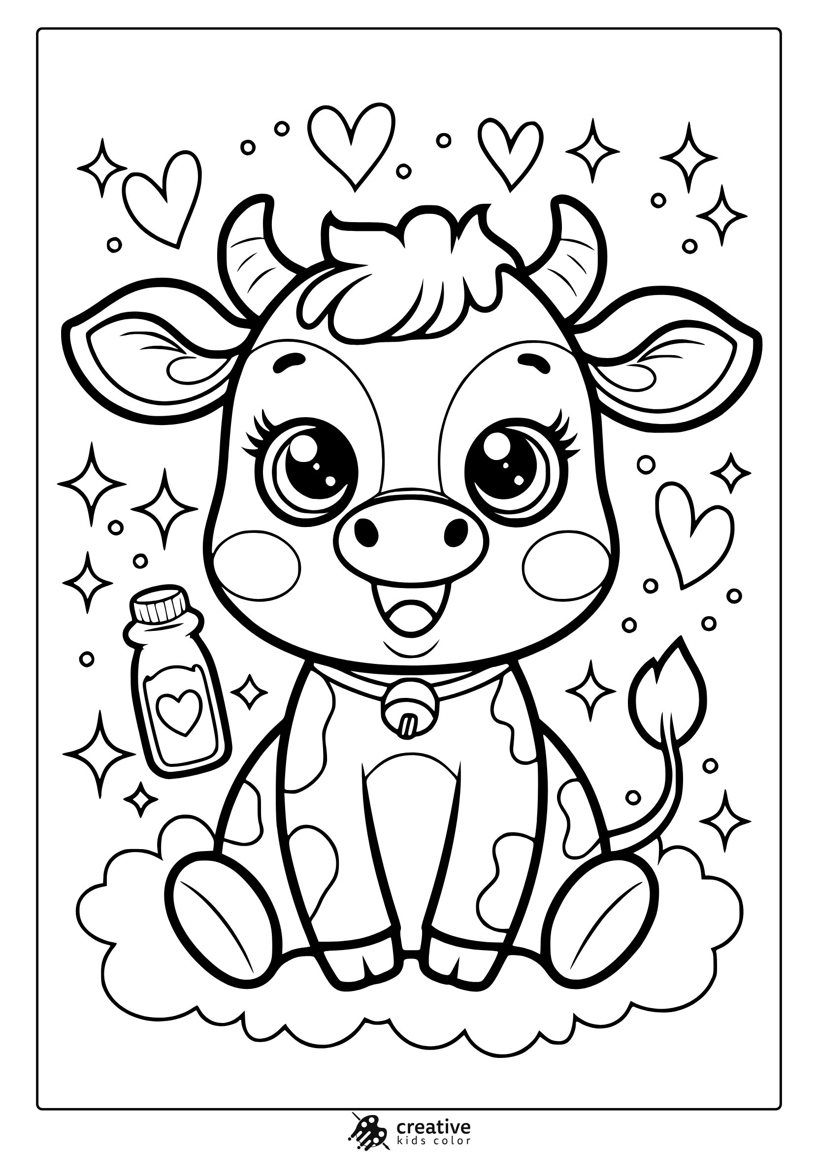 Kawaii Coloring Pages 35 Free Printable PDF  Kawaii Coloring Pages 35 Free Printable PDF