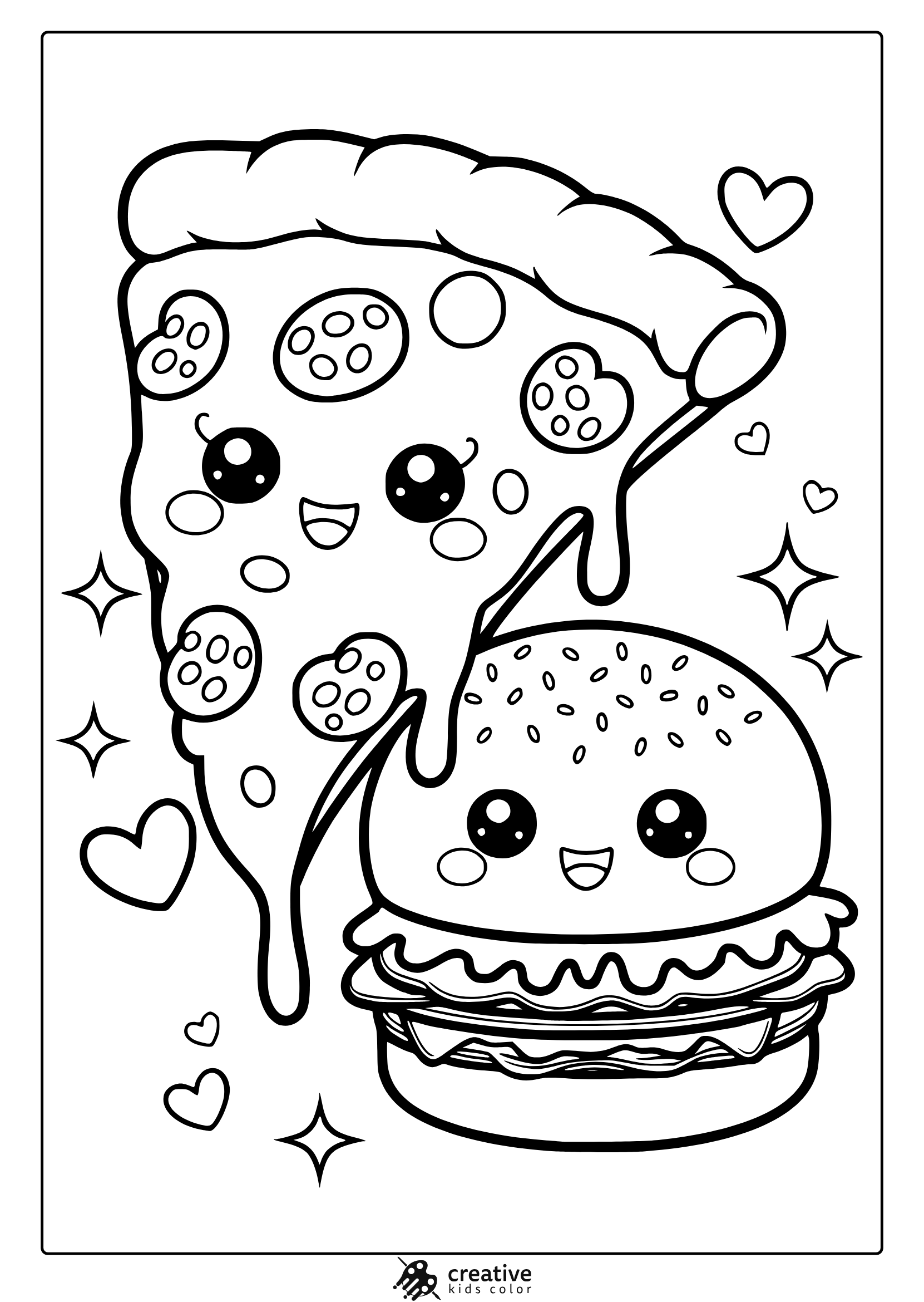 Kawaii Coloring Pages 35 Free Printable PDF  Kawaii Coloring Pages 35 Free Printable PDF