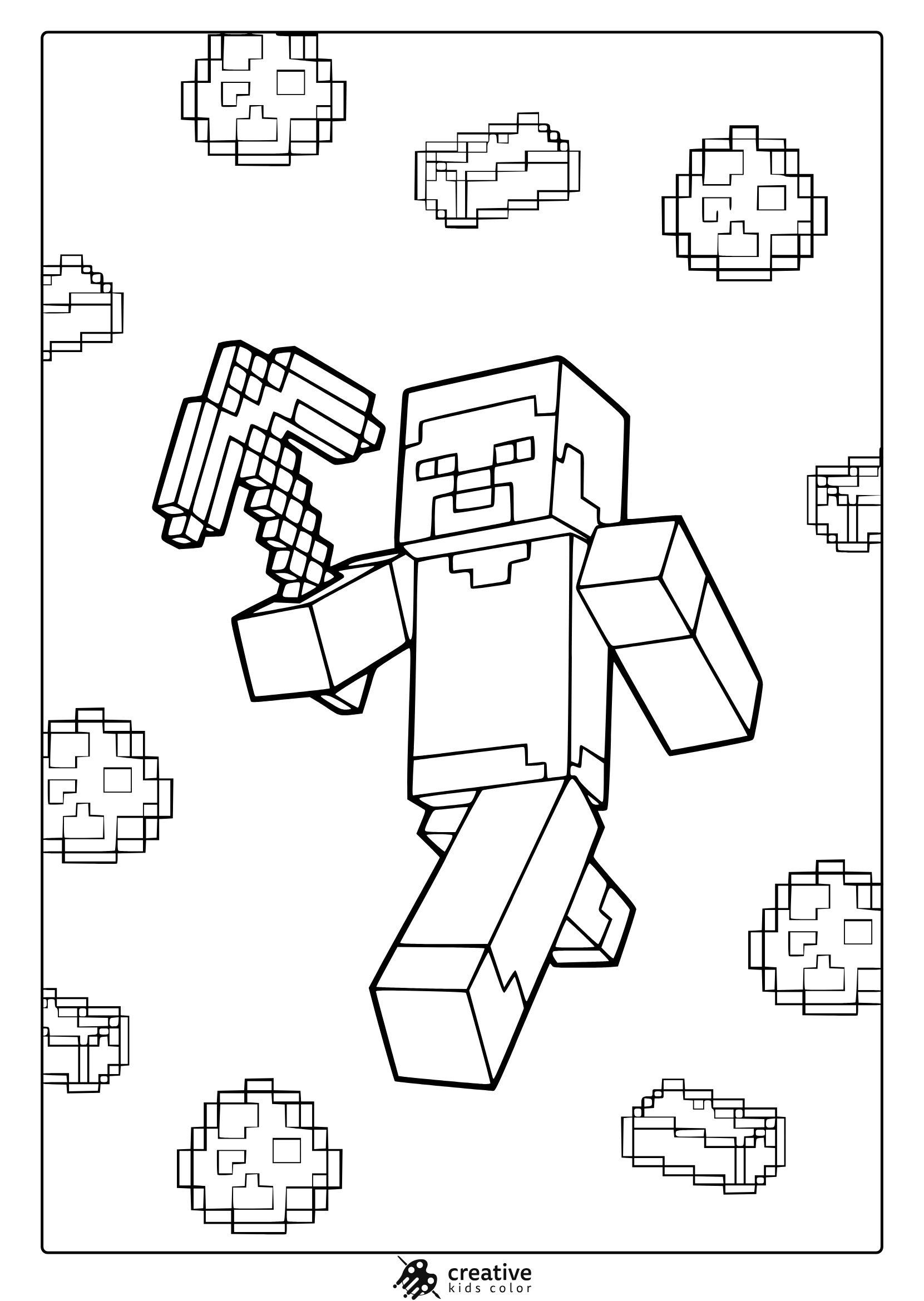 Minecraft Coloring Pages 30 Free Printable PDF  Minecraft Coloring Pages 30 Free Printable PDF