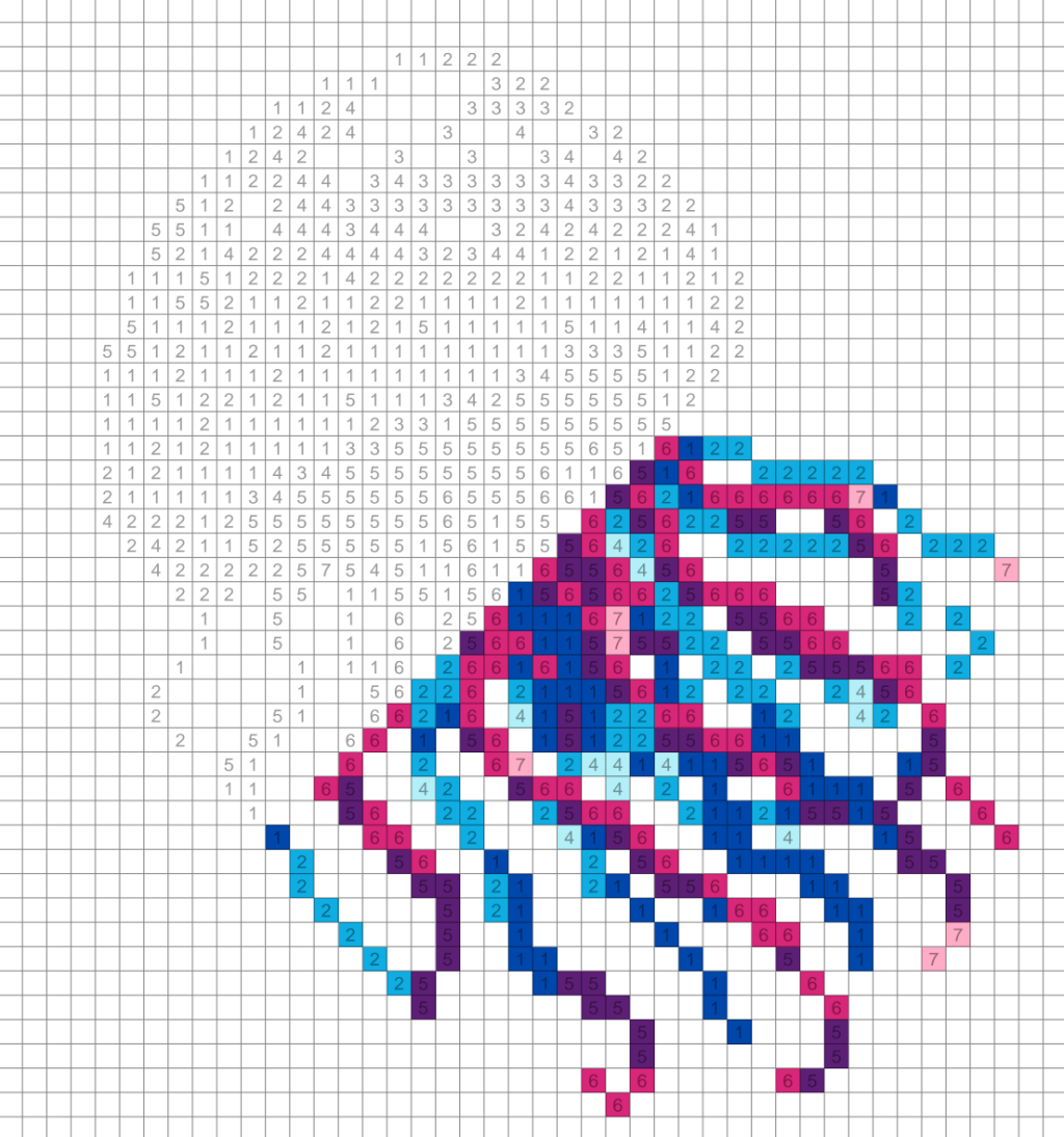 Pixel Color By Number For Adults Pixelcolorist Pixel Color By Number For Adults Pixelcolorist