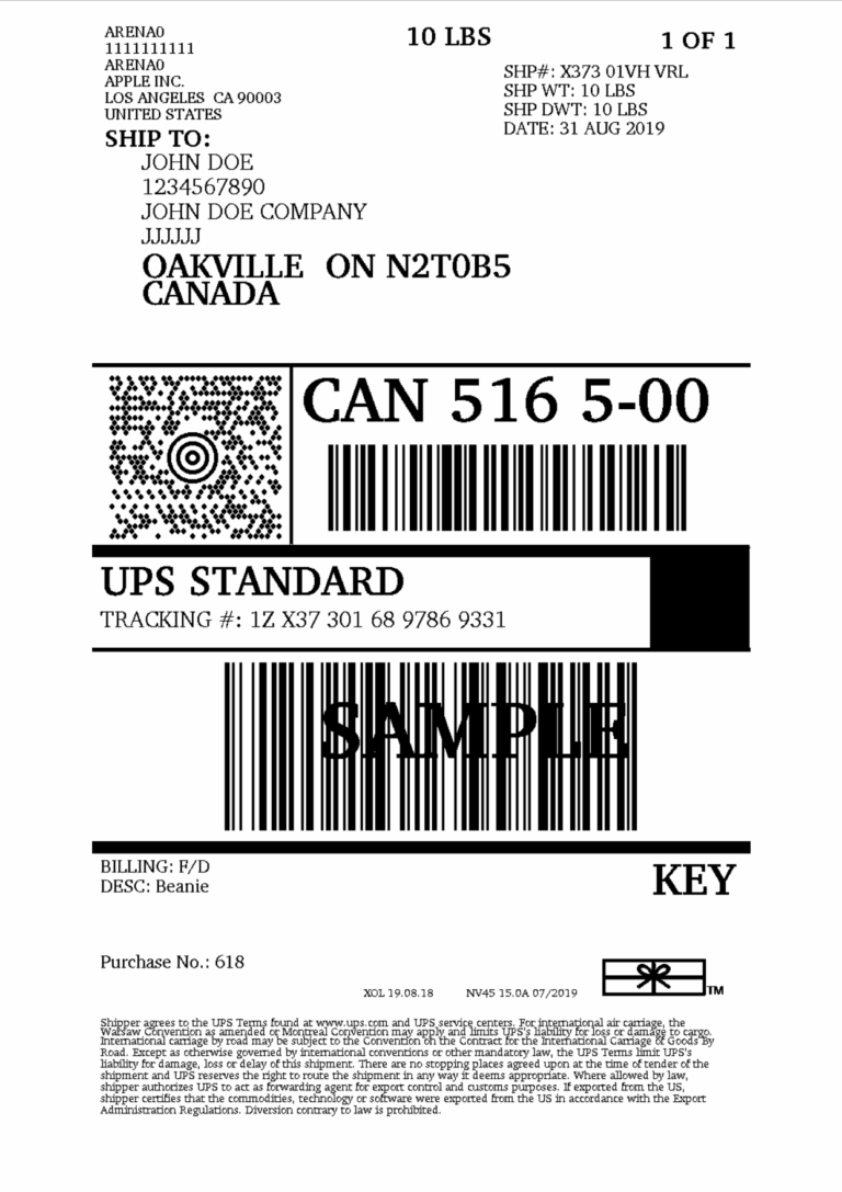 Print UPS Shipping Labels With Thermal Printers From WooCommerce Shopify