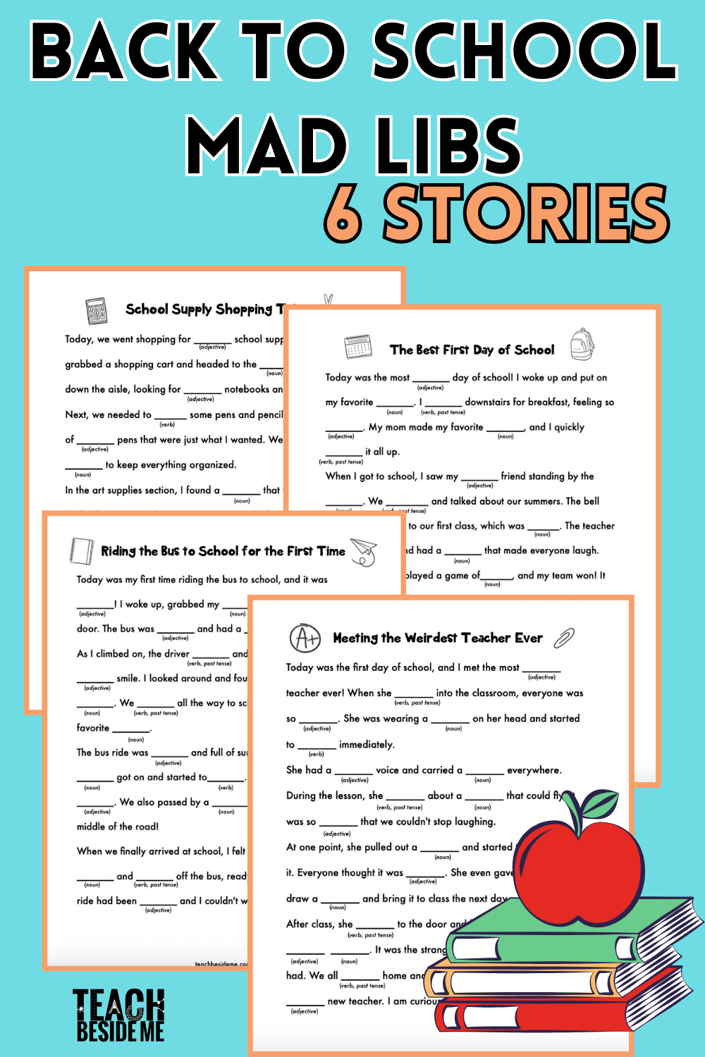 Printable Back To School Mad Libs For Kids Teach Beside Me Printable Back To School Mad Libs For Kids Teach Beside Me