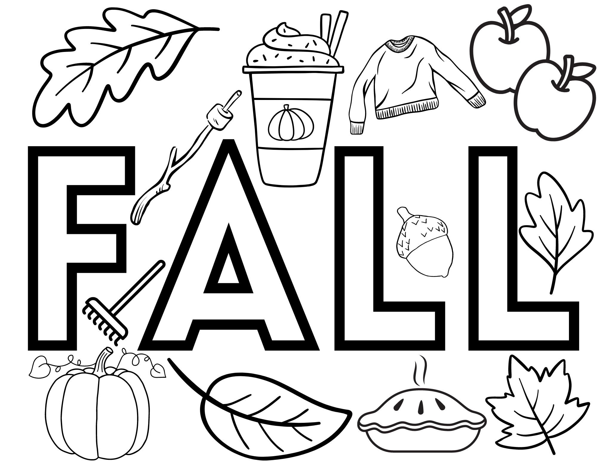 printable fall coloring pages printable fall coloring pages