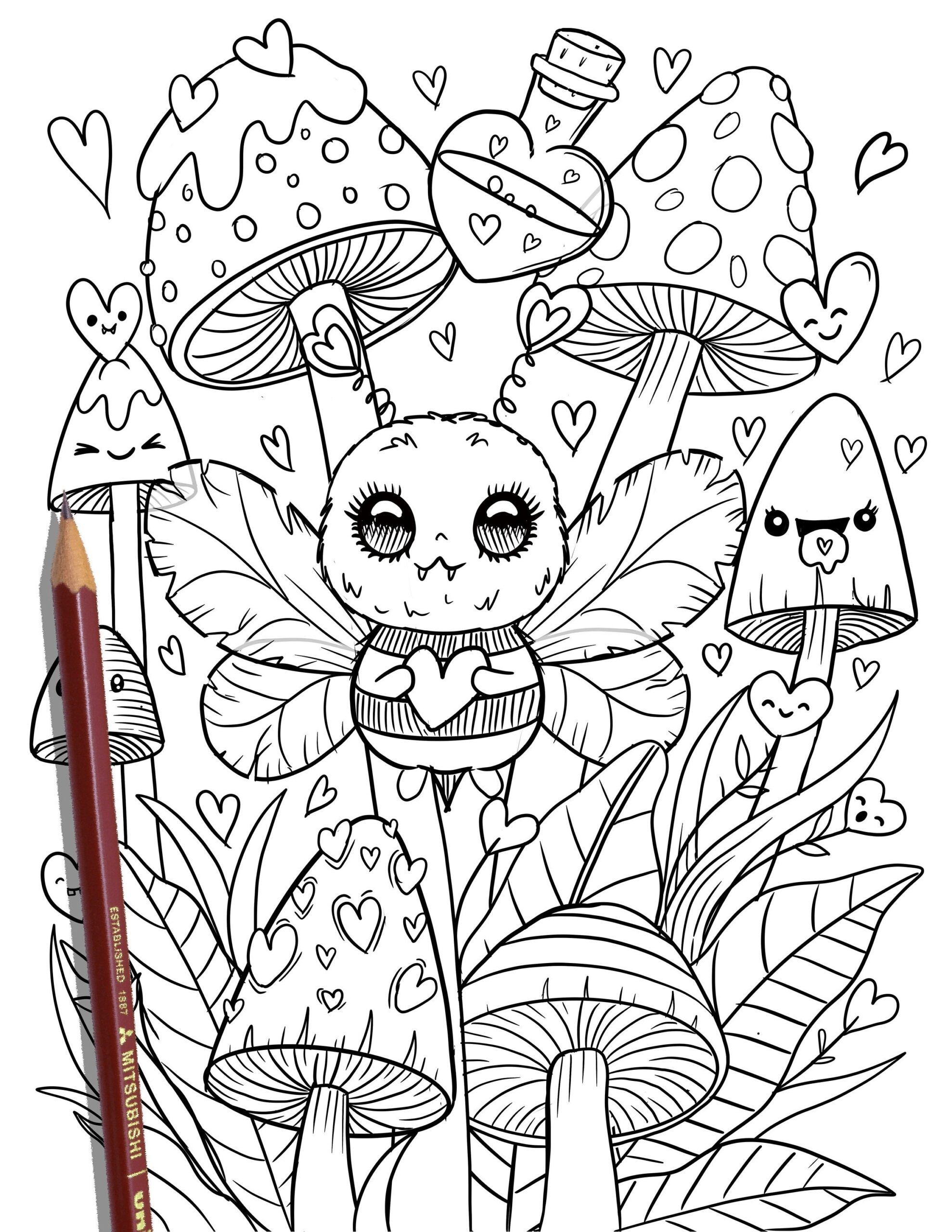 kawaii coloring pages printable kawaii coloring pages printable