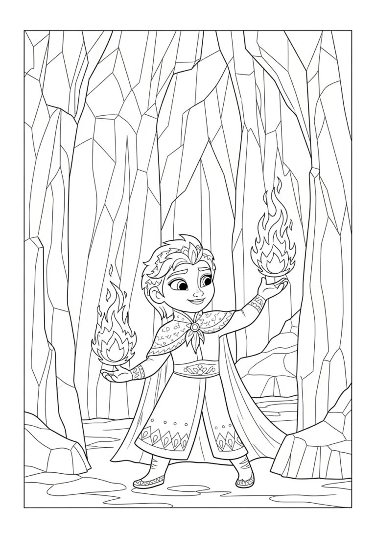 Printable Frozen Coloring Sheet For Kids Printable Frozen Coloring Sheet For Kids