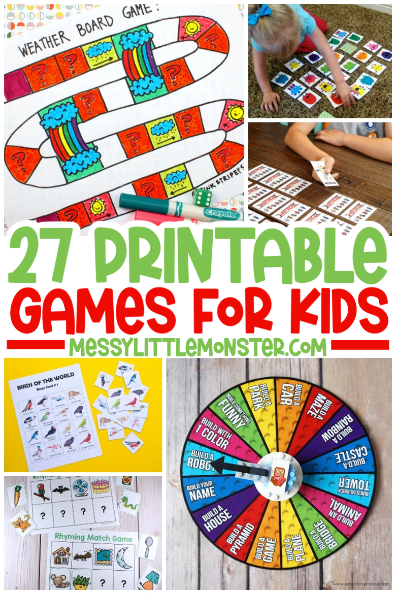 Printable Games For Kids Messy Little Monster Printable Games For Kids Messy Little Monster