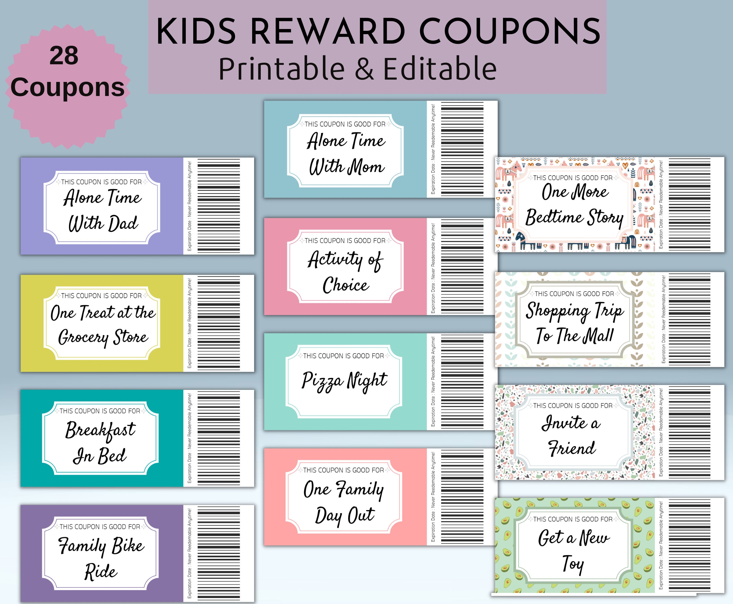 Printable Kids Reward Coupons Editable Reward Coupons Pre filled Rewards Blank Editable Template A4 Us Letter Etsy Printable Kids Reward Coupons Editable Reward Coupons Pre filled Rewards Blank Editable Template A4 Us Letter Etsy