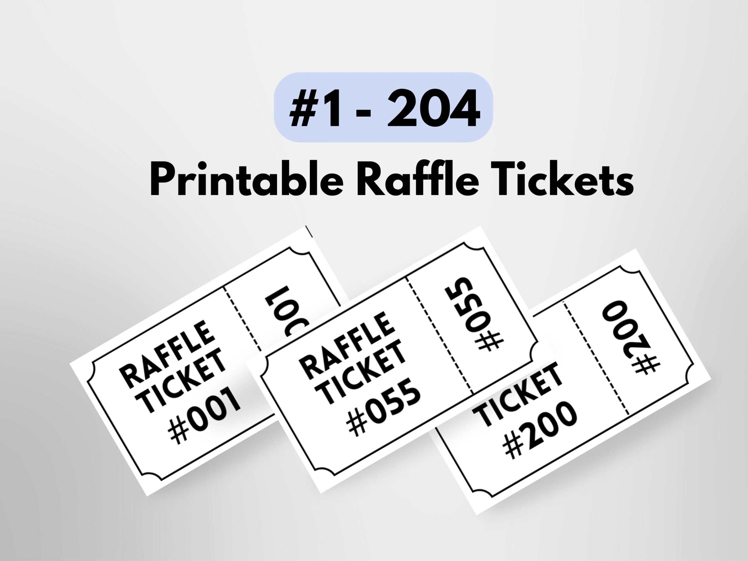 printable raffle tickets printable raffle tickets