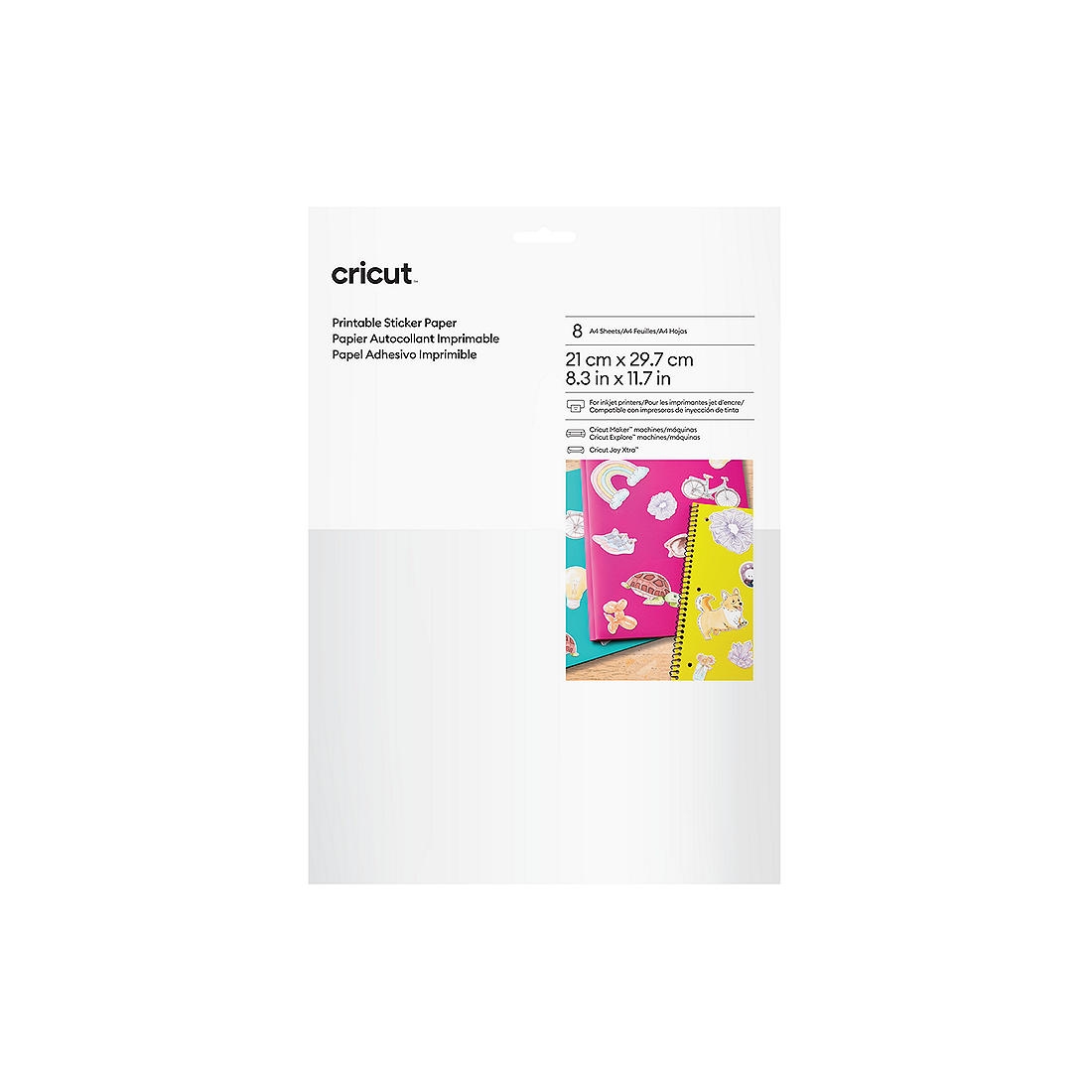 Printable Sticker Paper A4 8 Ct Cricut Shop Printable Sticker Paper A4 8 Ct Cricut Shop