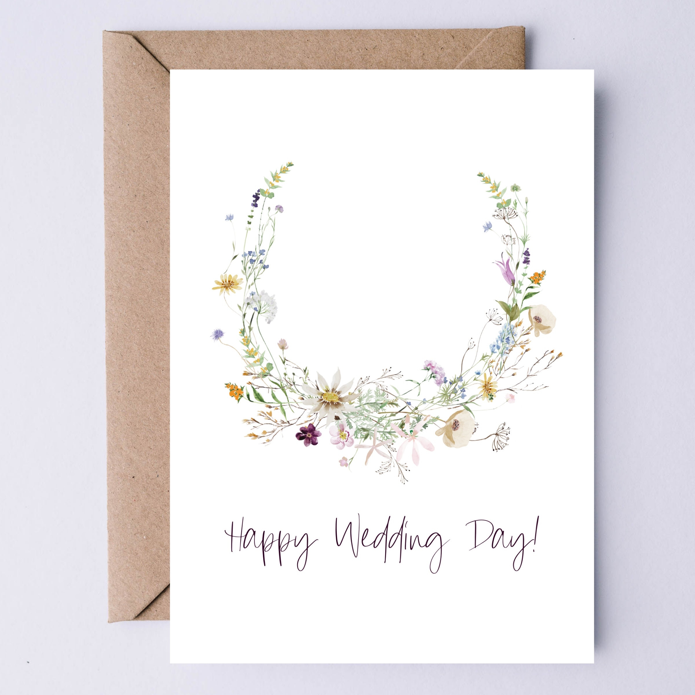 Printable Wedding Card Happy Wedding Day Wildflower Artwork Digital Wedding Card To Print Etsy Printable Wedding Card Happy Wedding Day Wildflower Artwork Digital Wedding Card To Print Etsy