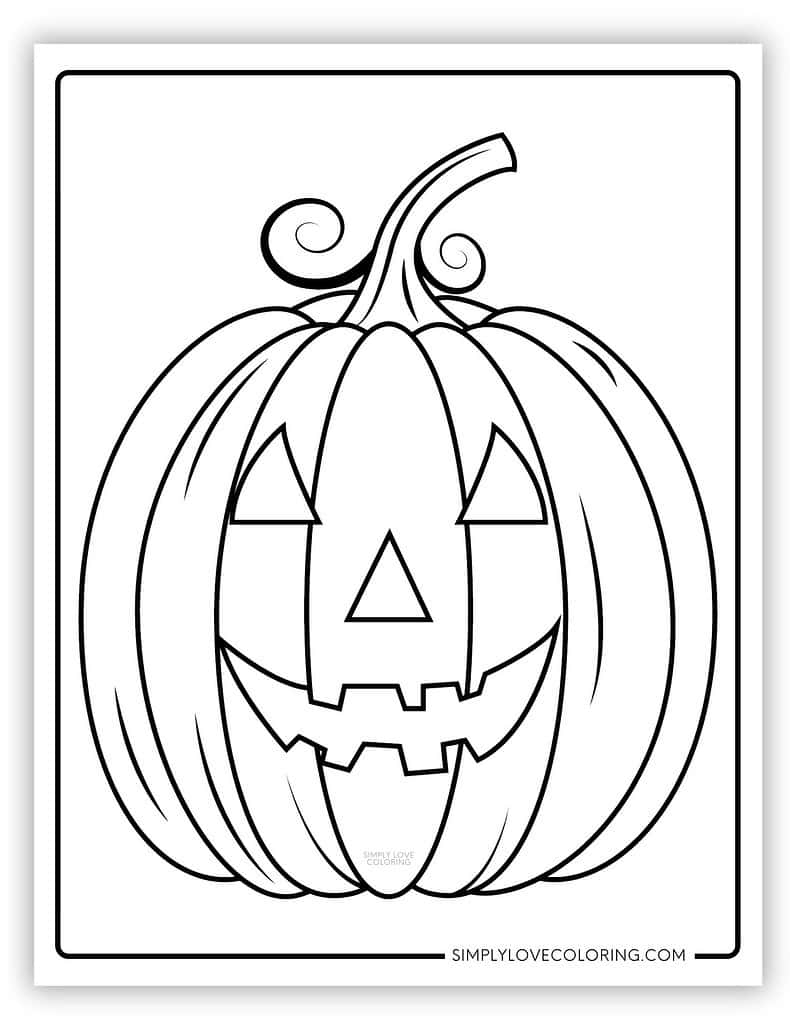 pumpkin printables to color