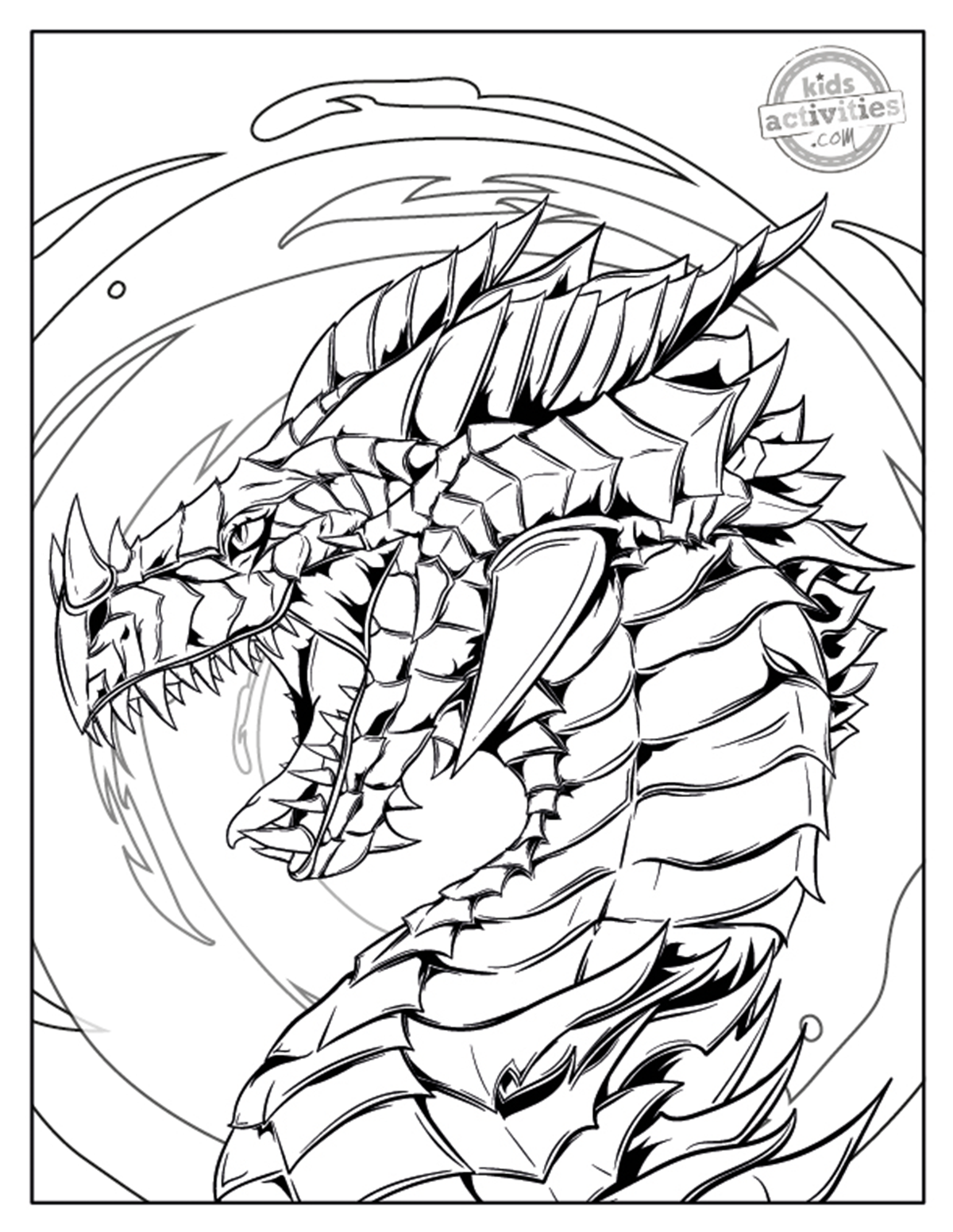 printable dragon coloring pages printable dragon coloring pages