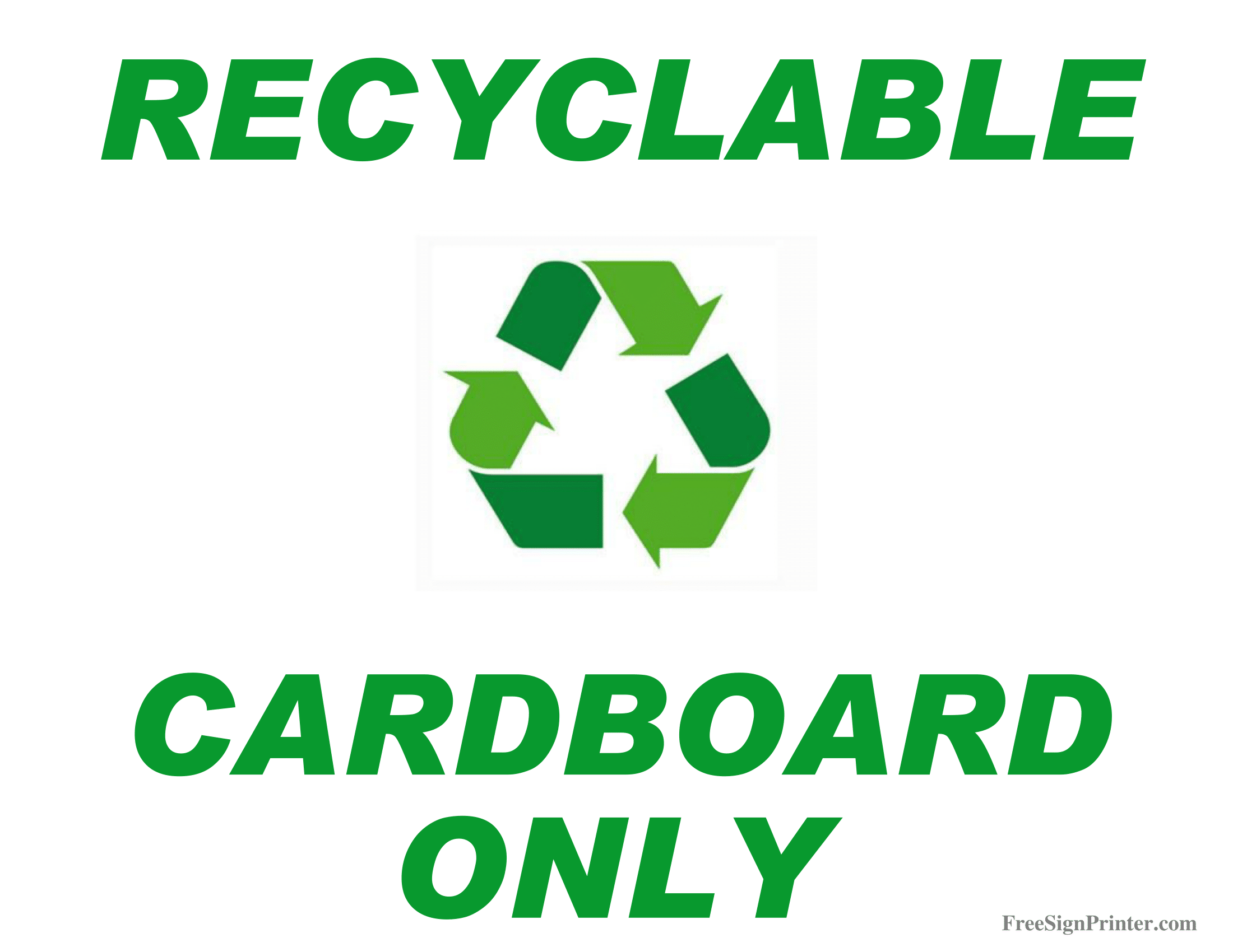 Recycling Signs Poster Template Recycling Signs Poster Template