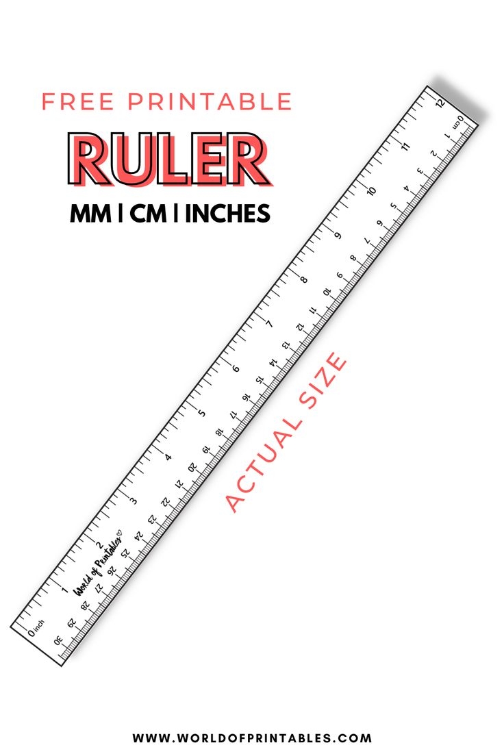 Ruler Measurements Printable Ruler Measurements Printable