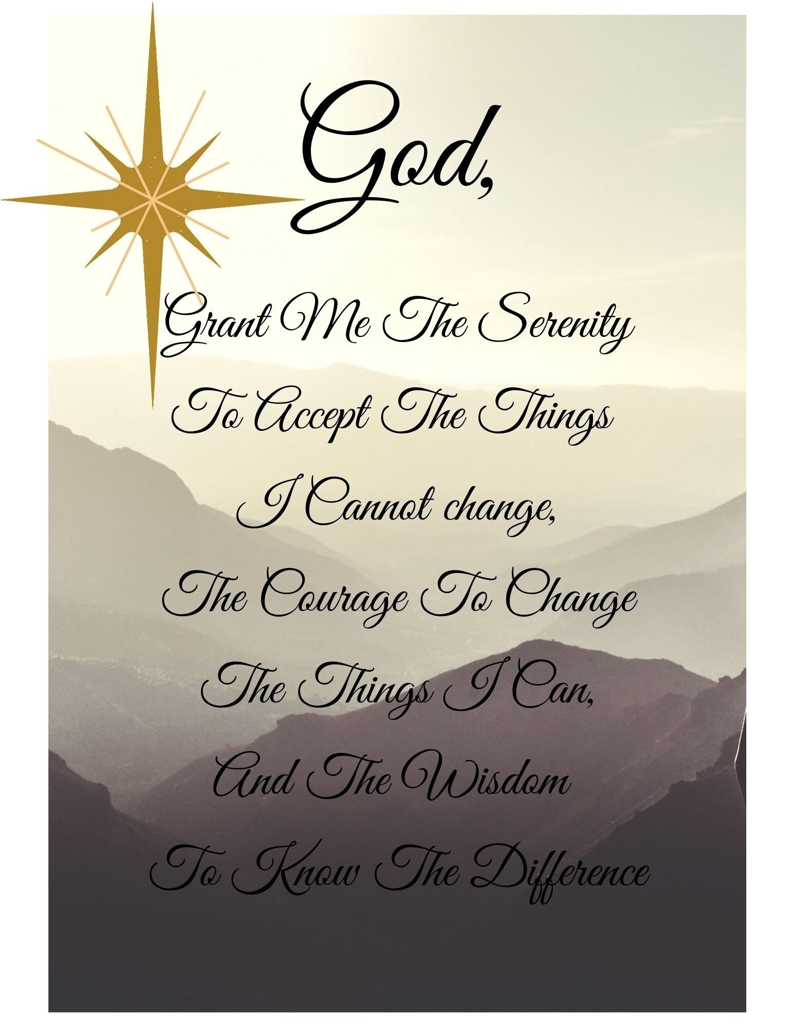 Serenity Prayer Digital PDF Download Inspirational Saying Wall Art Printables Wall Hanging Wall Decor Etsy Serenity Prayer Digital PDF Download Inspirational Saying Wall Art Printables Wall Hanging Wall Decor Etsy